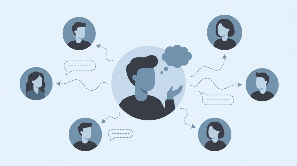 Engaging with niche conversations to grow a LinkedIn presence