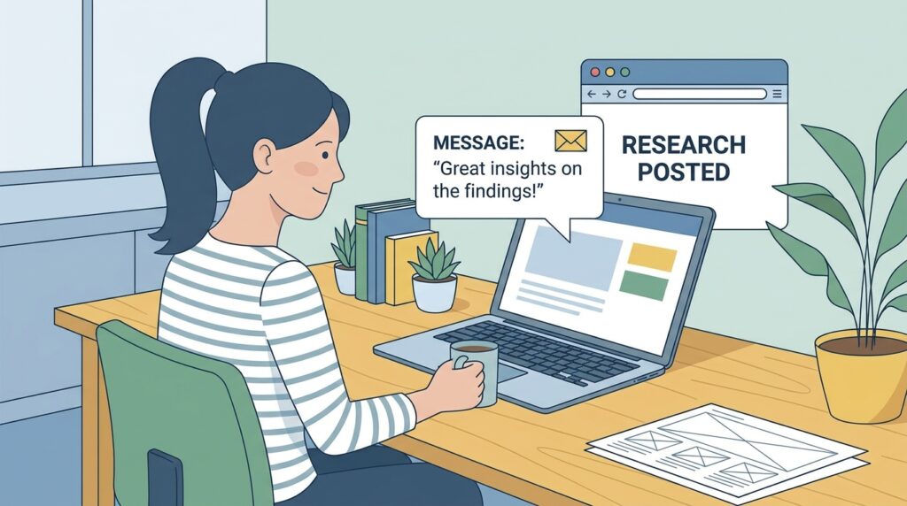 Example of a freelancer gaining client leads from building a personal brand on LinkedIn