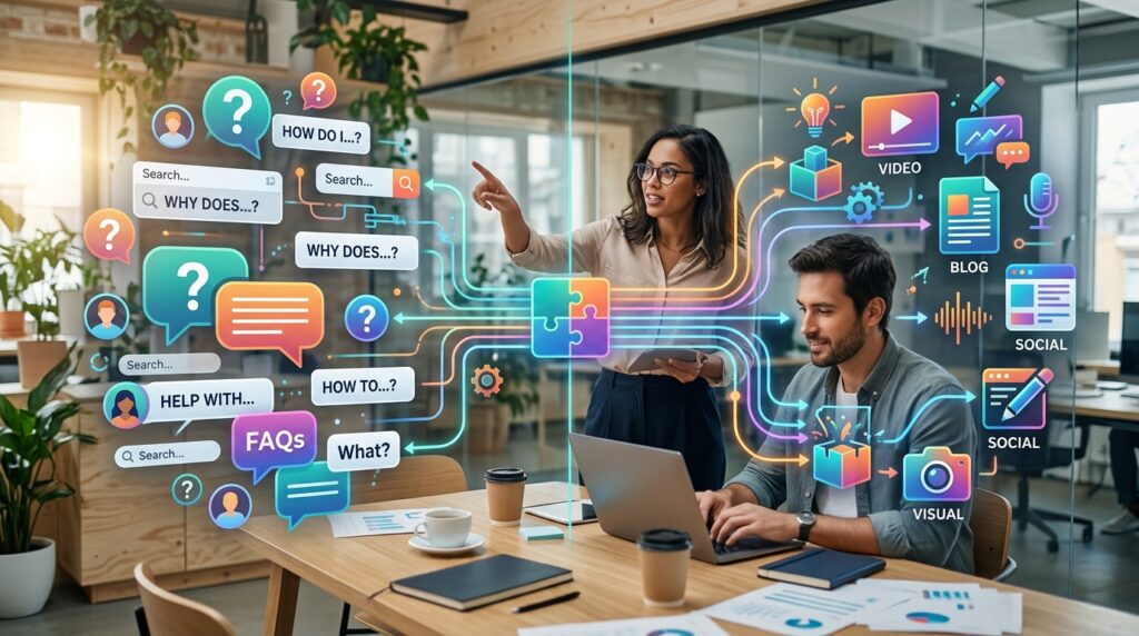 Build your content around questions your customers actually ask.