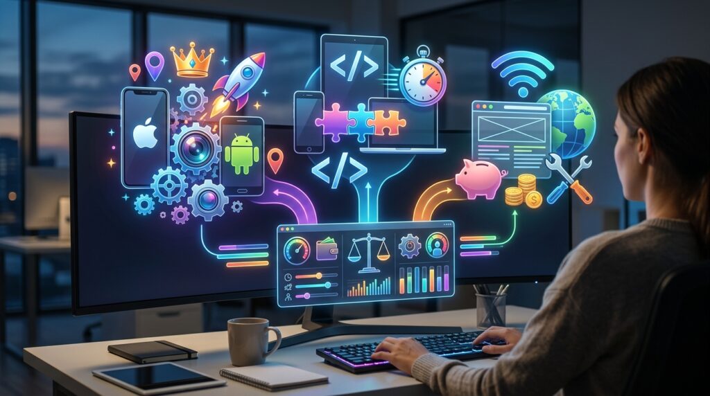 The debate over native vs cross-platform apps has no single winner. Native apps deliver top performance and device access.