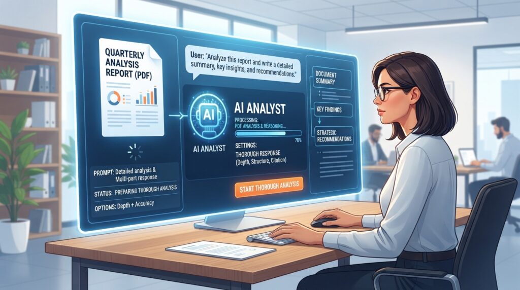 Open an AI Tool and Prepare It for a Detailed Task