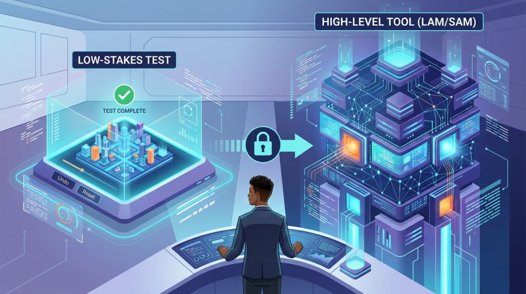 Test With Low-Stakes Tasks Before Relying on Higher-Level Tools