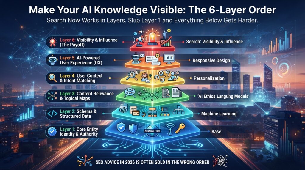 Make Your AI Knowledge Visible: The 6-Layer Order