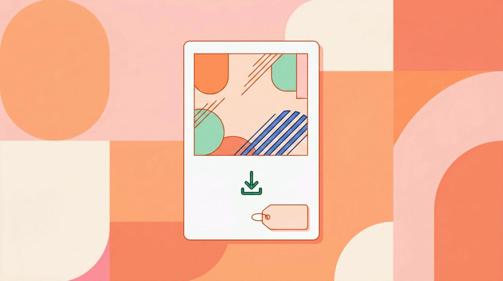 freelancer creating a digital product for passive income illustration