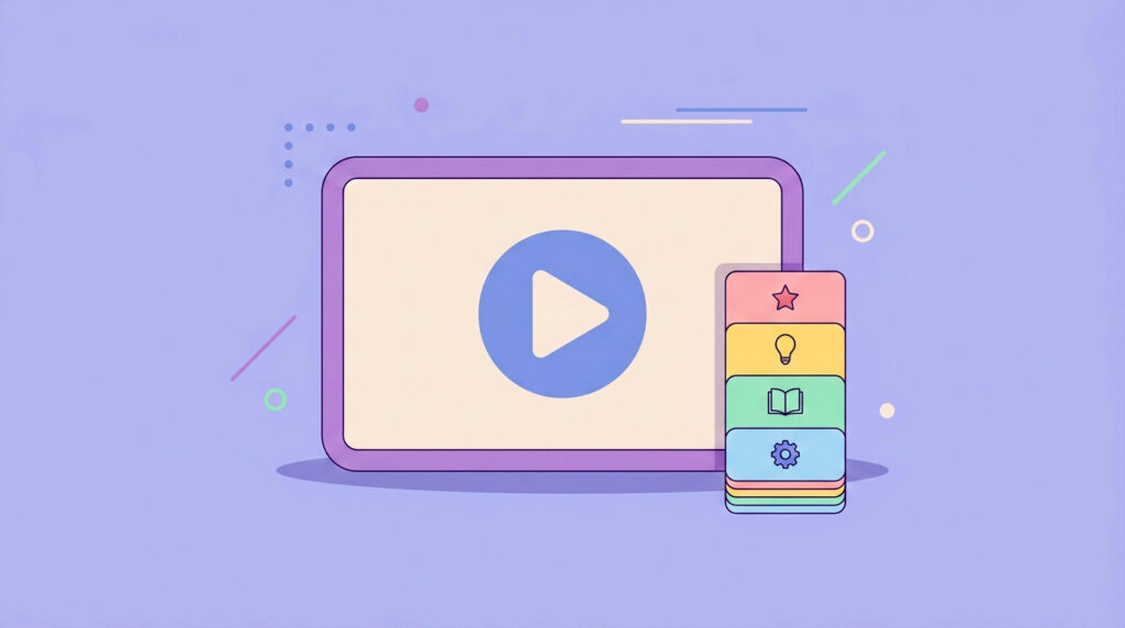 freelancer earning from an online course passive income illustration