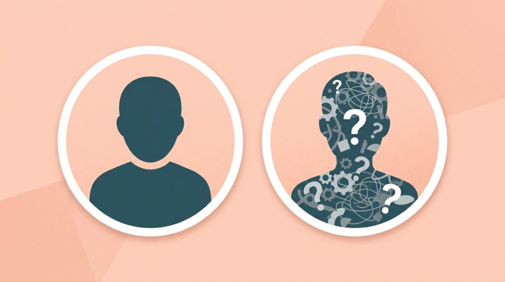 good vs bad fiverr profile photo examples illustration