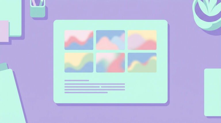 freelance portfolio – clean portfolio website with work samples illustration