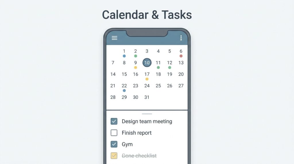 TickTick free calendar and task app combined