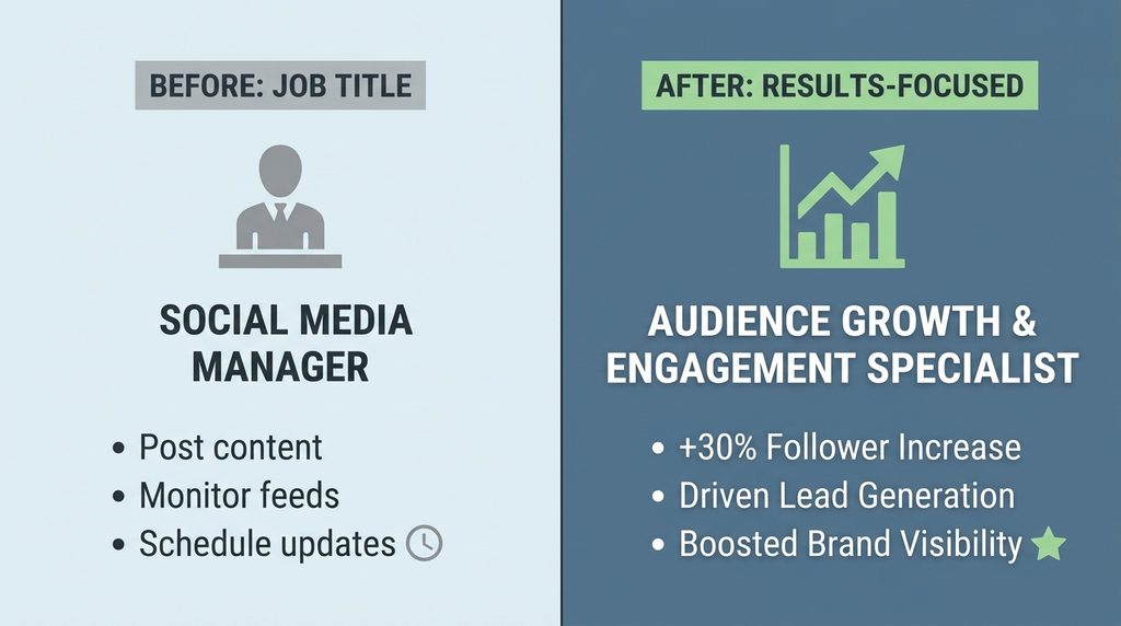 Rewriting a LinkedIn profile around client outcomes