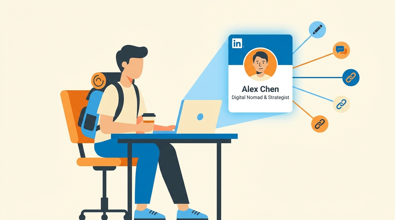 Freelancer building a personal brand on LinkedIn