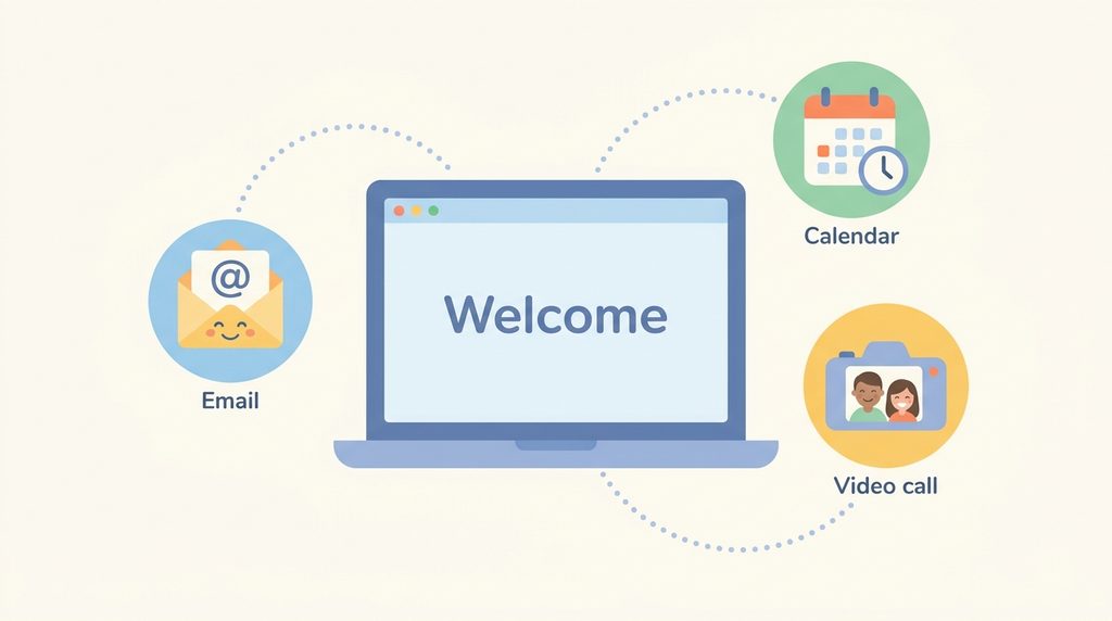 Free email and video call tools in a zero-dollar freelance stack