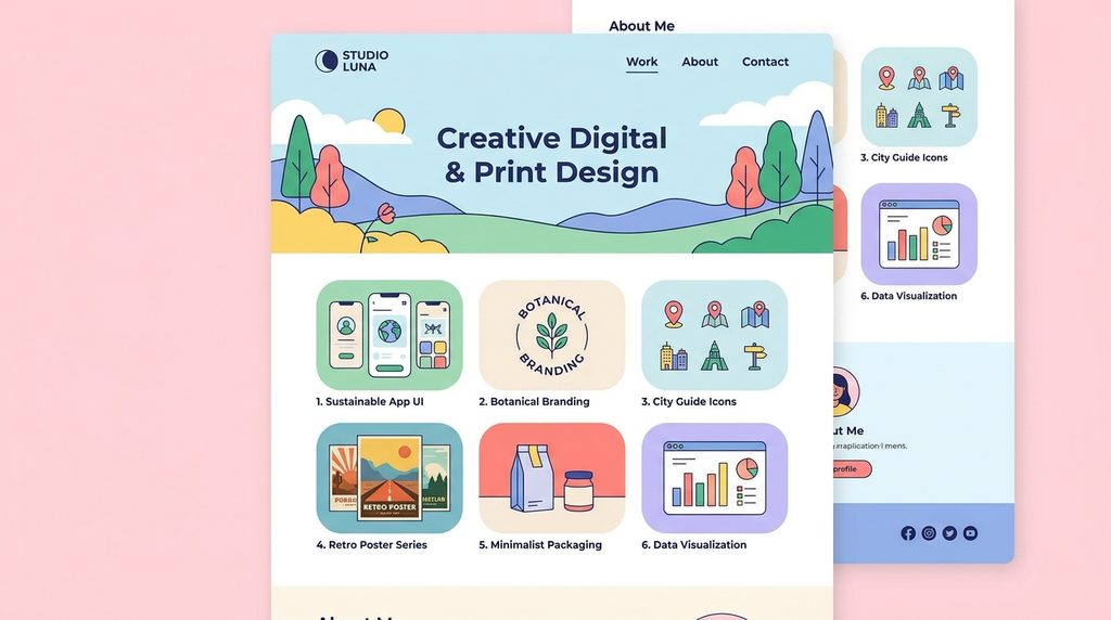 Building a free portfolio page as part of a zero-dollar freelance stack